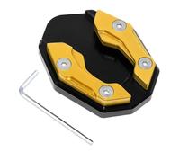 Base Cavalletto Laterale Per NMAX155 NMAX125 N-MAX NMAX 155 125 Piede Cavalletto Laterale Estensione Pad Kick Stand Piastra Alluminio CNC(-Gold)