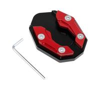 Base Cavalletto Laterale Per PCX 125 150 160 PCX125 PCX150 PCX160 Cavalletto Piastra Di Supporto Estensione Del Piede Pad Base Laterale Motociclo Robusto(-Red)