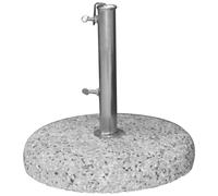 BASE CEMENTO GHIAIA PER OMBRELLONI DA GIARDINO 25 KG Ø 45 CM ARREDO GIARDINO
