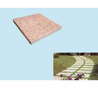 Base Cemento Ghiaia per Ombrelloni Laterali Ombrellone Arredo Giardino in graniglia di Cemento Utilizzabile Anche per Creare pavimentazione Esterna da Giardino Peso 14 kg Circa Colore Rosso Verona