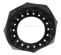 Base cilindrica per immersioni, 4-12 l, in lega di alluminio, supporto inferiore in gomma ad alta elasticità, antiurto (per 4-6 litri)