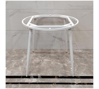 Base Circolare in Metallo per Tavolo Design Con Bordi Arrotondati Impermeabile E Resistente All'usura Adatta per Tavoli da Pranzo/tavolini da Caffè/tavola da Conferenza Altezza 22.8"/28.3"