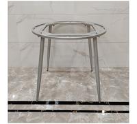 Base Circolare in Metallo per Tavolo Design Con Bordi Arrotondati Impermeabile E Resistente All'usura Adatta per Tavoli da Pranzo/tavolini da Caffè/tavola da Conferenza Altezza 22.8"/28.3"