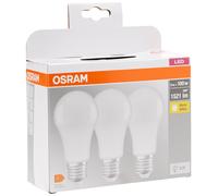 Base Clas a Lampada LED E27 13 W Luce Calda 3 Unità (Confezione da 1)