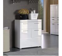 trendteam smart living Arredamenti, Bianco Liscio (Alta lucentezza), 73 x 79 x 31 cm