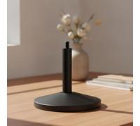 Base da Tavolo per Microfono Robusta, Asta Telescopica Da 20 Cm Con Connettore Da 3/8" E