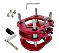 Base da tavolo per router durevole e stabile per utensili per la lavorazione del legno Regolazione dell'altezza azionata a manovella Sicuro Design a quattro artigli Base di sollevamento precisa del