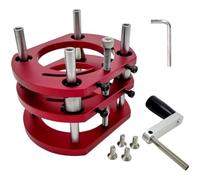 Base da tavolo per router durevole e stabile per utensili per la lavorazione del legno Regolazione dell'altezza azionata a manovella Sicuro Design a quattro artigli Base di sollevamento precisa del