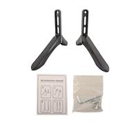 Base da tavolo per TV antiscivolo di ricambio in ABS da 2 pezzi da tavolo