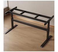 Base da tavolo regolabile in altezza, supporto da tavolo con struttura in acciaio resistente, gambe da tavolo con telaio da lavoro, supporto ergonomico da scrivania per casa e ufficio