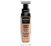 NYX Professional Makeup Fondotinta, Can't Stop Won't Stop Full Coverage Foundation, Lunga tenuta, Waterproof, Finish Matte, Tonalità: Medium olive