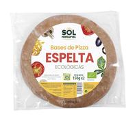 Base de Pizza de espelta integral bio 2x150g Sol Natural