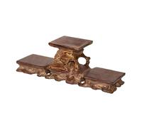 Base decorativa in legno Supporto per oggetti d'arte Collezionismo in stile per