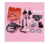 Base del coperchio del filtro dell'aria con bobina di accensione Kit carburatore for motosega MS250 MS230 MS210 11231401902 1123 358 7701 Tappo dell'olio