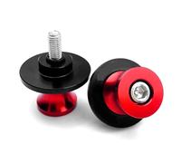 Base del Motore Adatto per YAMAHA YZF-R6 YZFR6 1999-2018 Accessori per motociclette Bobine forcellone adatte per viti supporto cursore M6 Motociclette protezioni motore(Red)