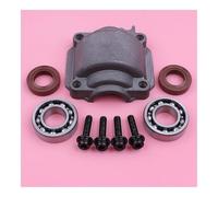 Base della coppa del motore del cilindro con 4 bulloni e viti adatte for MS180 MS170 018 017 MS 180 170 Ricambio for motosega Cuscinetto a manovella Paraolio