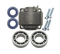 Base della coppa del motore del cilindro con 4 bulloni e viti adatte for MS180 MS170 018 017, pezzo di ricambio for motosega, cuscinetto a manovella, guarnizione dell'olio