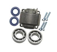 Base della coppa del motore del cilindro con 4 bulloni e viti adatte for MS180 MS170 018 017, pezzo di ricambio for motosega, cuscinetto a manovella, guarnizione dell'olio