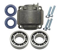 Base della coppa del motore del cilindro con 4 bulloni e viti for MS180 MS170 018 017 Motosega Ricambio Cuscinetto a manovella Paraolio