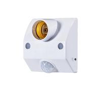 Base della lampada con sensore a infrarossi for il corpo umano, interruttore intelligente con ritardo regolabile, testa della lampada con sensore esposta al corridoio domestico(Toggle adjustment)