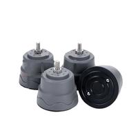 Base della lavatrice con freno, Base for lavatrice e frigorifero grigio scuro, confezione da 4, altezza 7-9 cm e 12-14 cm(Dark Gray [4 Pack] 12-14cm High)