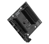 Base della piastra di sviluppo, NodeMcu Lua Black Metal ESP8266 Base della piastra di sviluppo WIFI Base della scheda di espansione, scheda di sviluppo WiFi Modulo wireless seriale Internet