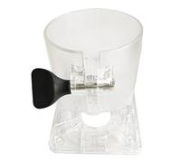 Base dello schermo del router della tagliatrice precisa con progettazione chiara per migliorare la precisione di taglio nella lavorazione del legno Base trasparente del router