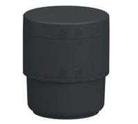 Base di alimentazione con coperchio Schneider D70mm 24V AC/DC grigio XVB7C21B