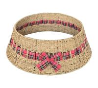 Base di Cesto dell'albero di Natale, Collare dell'albero di Natale 20 alghe Cesto di Albero di Natale con Decorazione di Prua, Simpatica Gonna dell'albero di Natale Riutilizzabile per casa, Soggiorno