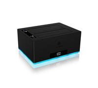 Base di collegamento ICY BOX IB-127CL-U3 2 Bay SATA 2.5/3.5 USB 3.2 Clonazione HDD/SSD