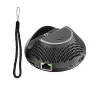 Base di dissipazione del calore, connettore Ethernet per NS2, raffreddamento ad alta efficienza, 2 porte USB, effetto LED, stazione di raffreddamento facile da viaggio, con Gigabit Ethernet