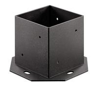 Base Di Fissaggio for Pali,Manicotto Piedini for Colonne Multilaterali,Accessori Utensili for Colonne Con Ringhiera,Protezione for Recinzione Da Terrazza(2x2x2in)
