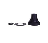 Base di fissaggio in plastica nera orizzontale XVBZ01 Harmony