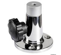 Base di fissaggio per fari da battagliola o pulpito e fissaggio su piano INOX