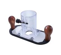 Base di fresatura Per Trimmer | Trasparente Trimmer Router Strumenti di Base,Scanalatura Frese Per Artigianato Entusisti Casting Lettere