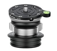 Base di livellamento LB-75S 75mm per treppiede sistematico da 70mm con collo di bloccaggio a farfalla, carico massimo di +/-15° di inclinazione compatibile con LN-364C / LM-364C