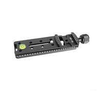 Base di livellamento per fotocamera in alluminio a 3 assi, livellamento preciso, in alluminio aeronautico, nero anodizzato, testa del treppiede, base di livellamento per superfici irregolari