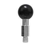 Base di livello industriale 1 pollice Base M10X1.25 Supporto per telefono con filettatura maschio in metallo utilizzato per motociclette