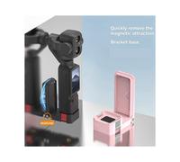 Base di Montaggio A Rilascio Rapido Magnetico per per Osmo Pocket 4P 4 3 Camera Adattatore per Treppiede con Supporto Regolabile Rosa