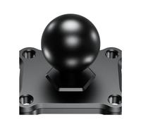 Base di Montaggio A Sfera da 1'' con Piastra Quadrata AMPS A 4 Fori, Sfera In Gomma Compatibile con Braccio A Doppia Presa A Sfera da 1 Pollice.