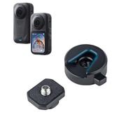 Base di montaggio a sgancio rapido per Insta360 X6 con foro per vite da 1/4 | Con attacco filettato da 1/4", scopri infinite possibilità di montaggio, grazie al sistema di bloccaggio anti-caduta sicuro
