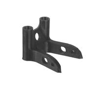Base di montaggio for fissaggio in materiale TPU stampato in 3D adatta for aereo da corsa RC FPV con telaio F4 X2, pezzo di ricambio(Black)
