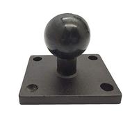 Base di montaggio quadrata in lega di alluminio con sfera da 1 pollice per supporto testa per Zumo 400/450/500/550/660 Base a sfera per bicicletta moto