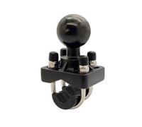 Base di montaggio su barra a doppio manubrio con sfera da 1,5 pollici per fotocamera