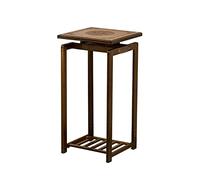 Base di ornamento Base in vaso in legno Basamento in vaso Pianta pianta decorativa Pot Pot Decorative Pot Pot Polter Holders Pots Pots Contenitori Supporta supporto angolare Base vaso in legno(C)