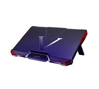 Base di Raffreddamento 5 Fans Gaming Notebook Cooler Regolabile Altezza regolabile Refrigeratore con 2 porte USB e tappo antiscivolo, for sotto i 18 portatili Dispositivo di raffreddamento per laptop