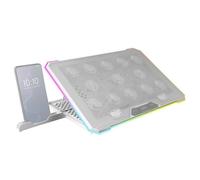 Base di raffreddamento Mars Gaming MNBC13 ARGB per laptop fino a 17" Bianca