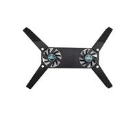 Base di raffreddamento per laptop Ventilatore per Base di raffreddamento per laptop Base di raffreddamento per laptop Staffa di raffreddamento alimentata tramite USB 2 ventole per laptop