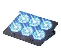 Base di raffreddamento per laptop Ventilatore per Dispositivo di raffreddamento per laptop da gioco da 13-18 pollici, sei ventole,pad di raffreddamento per notebook con luce a LED