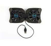 Base di raffreddamento per laptop Ventilatore per Tappetini di raffreddamento per laptop USB pieghevoli doppie ventole Tappetino raffreddamento per notebook Mini Octopus per laptop da 7-15 pollici